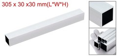 30mm x 30mm x 2mm Wall Thickness 305mm/12″ Long 6063 Square Aluminum Tube