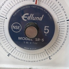 Edlund 5 LB SCALE Model SR-5 Scale COMMERCIAL SCALE
