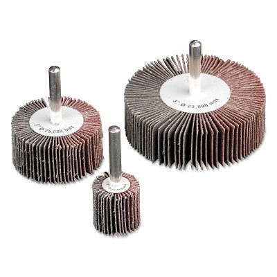 Flap Wheel, 1 in dia x 1 in W, 60 Grit, 30000 RPM Pack of 10 CGW Abrasives 39908