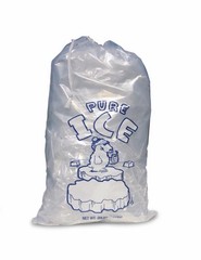 8 lb / 10 lb / 20 lb Ice Bags with Drawstring Commercial Grade CHOOSE QUANTITY