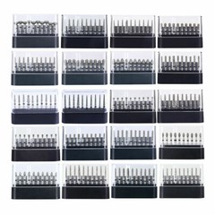 10pcs/box AZDENT Dental Diamond Burs Drills FG Burs for High Speed Handpiece