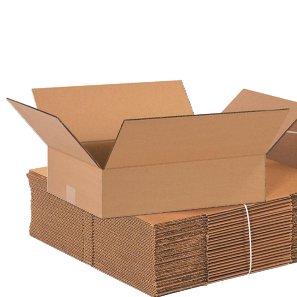 Shipping Boxes Flat 16″L x 12″W x 4″H 25-Pack – Corrugated Cardboard Box for …