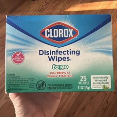 Clorox Disinfecting Wipes To Go – Individually Wrapped To Stay Fresh – 25 Wipes