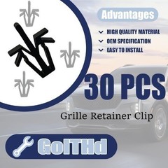 30PCS Grille Retainer Clip, Compatible with Tacoma RAV4 4Runner Pickup Trucks SU