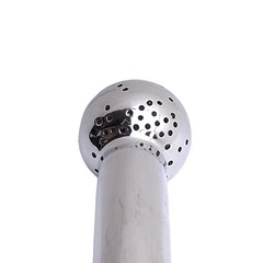 ISS Sanitary Supply Tube With Spray Ball 1/2in Tri-Clamp, 8.12in Internal Length