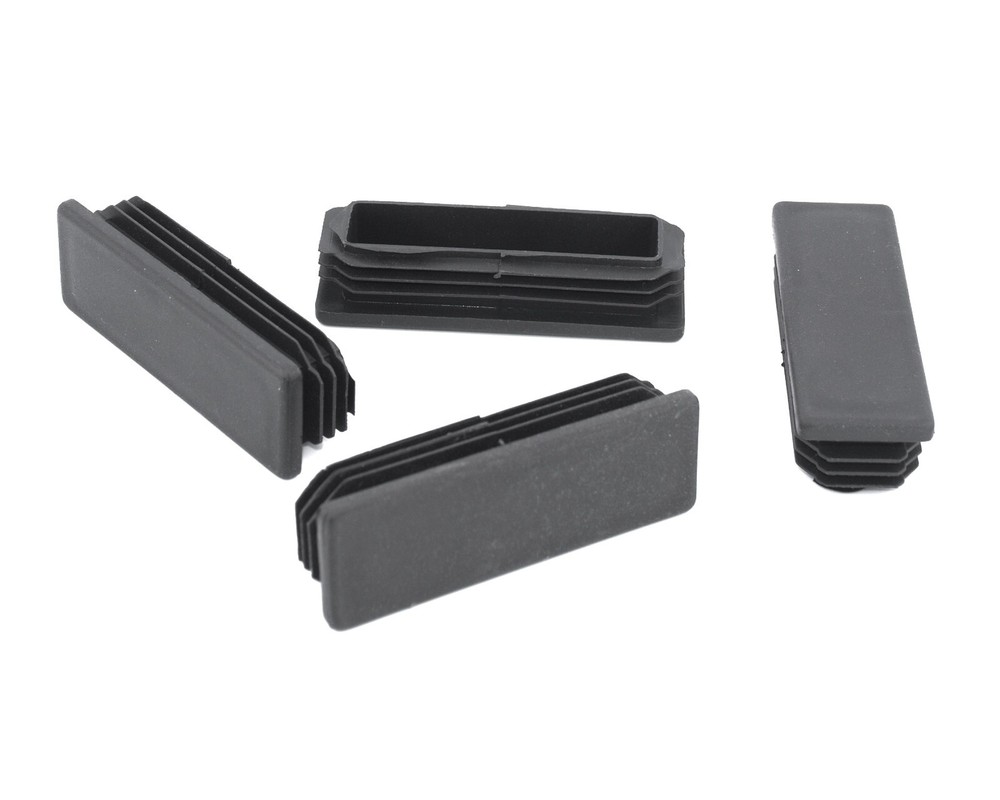 1″ x 3” Rectangular Tubing Plugs, Blanking End Caps, Tubing Pipe End Caps, HDPE