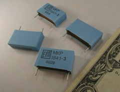 Lot 4 Vishay 1600V .018uf Metallized Polypropylene Capacitors MKP1841-318/1343