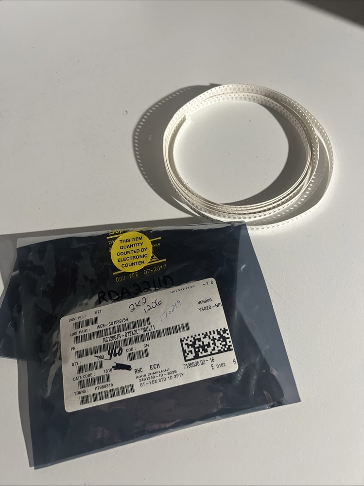 460pcs RC1206JR-072K2L 2.2 kOhms ±5% 0.25W, 1/4W Chip Resistor 1206