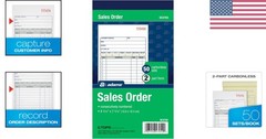 Customized Carbonless Receipt Book – 2-Part, 50 Sets for Organized Invoicing