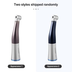 Dental 1:1 Fiber Optic Contra Angle Internal Spray / Diamond Polishing Wheels US