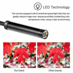 3in1 HD Endoscope Camera Micro Inspection Borescope Camera IP67 for Android PC