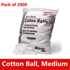 Dental Medical Cotton Ball, Medium, Spa Tattoo, Cotton Ball, 2000/bg