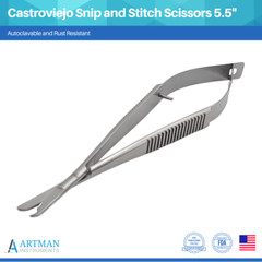 Castroviejo Snip and Stitch Scissors 5.5″ ARTMAN