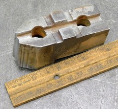 Jergens 15217 Steady Rest Lathe Chuck Jaws 3-1/2″L x 1-1/2″H x 1-1/4″W Lot of 3