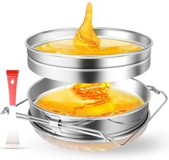 Stainless Steel Honey Strainer, Double Sieve Honey Filter, Honey Filters for …