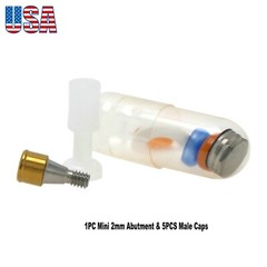 US For Hiossen Oss Implant Locator Abutments PEEK Retention Caps Mini & Regular