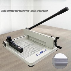 HFS(R) Heavy Duty Guillotine Paper Cutter – 12″ Commercial Steel A3/A4 Trimmer