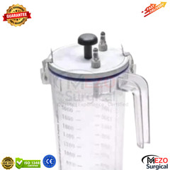 Liposuction reusable fat collector canister 2000ml with on off value