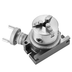 VEVOR Rotary Table for Milling Machines 4” Horizontal Vertical with 3-Jaw Chuck