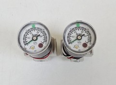SMC Model GP46 Pressure Gauge with Switch 0.1-0.8MPa 0-121PSI (Lot of 2 pcs)