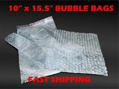 10″ x 15.5″ POUCHES BUBBLE OUT BAGS CUSHIONING WRAP PROTECTIVE SELF SEAL CLEAR