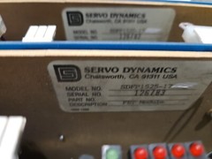 Servo Dynamics Four Position Chassis With Three DC Amplifiers SDFP4-1525-172-3