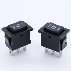 Mxuteuk 5Pcs Momentary Rocker Switch (On)-Off-(On) Toggle Power Snap-In SPDT 3 P