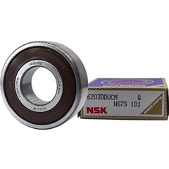 2PCS NSK 6203DDU 6203-2RS Made In Japan Deep Groove Ball Bearing 17x40x12mm 6203