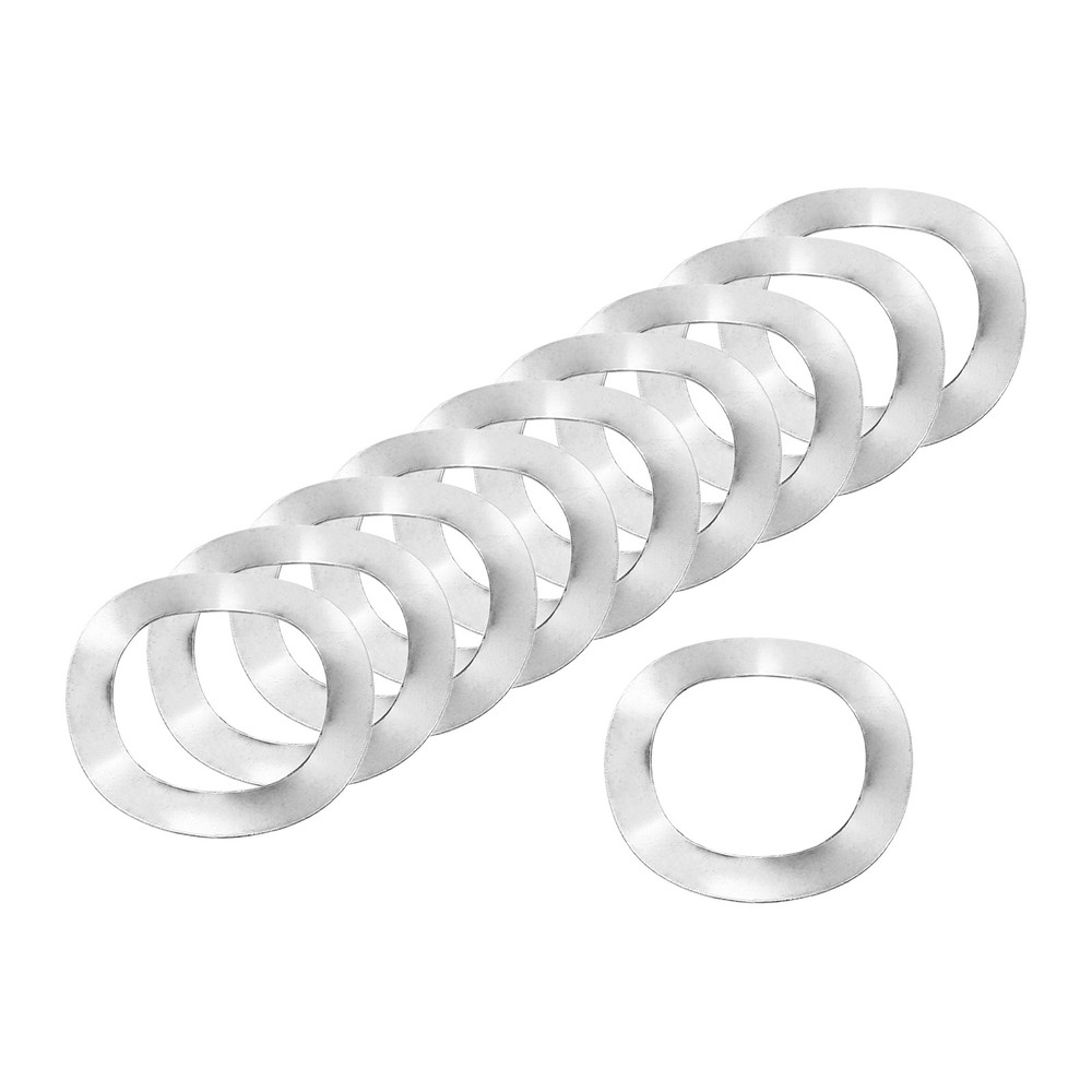 20Pcs 0.71″x0.47″x0.01″ 304 Stainless Steel Wave Spring Washer