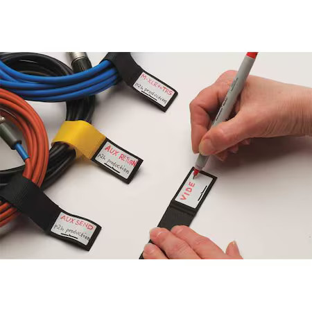 RIP-TIE H-09-010-Y-WO Cable Tie Strap, 9 in L, 2.30 in Max Bundle Dia., Yellow,