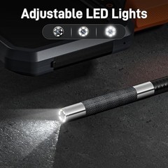 10 ft Articulating Borescope With Light 0.25 Inch