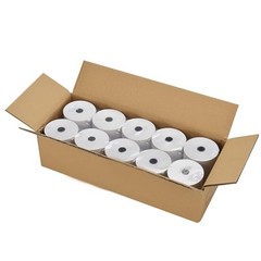 Thermal Receipt Paper Rolls 3-1/8 x 230ft 10 Pack POS Register Paper Red End