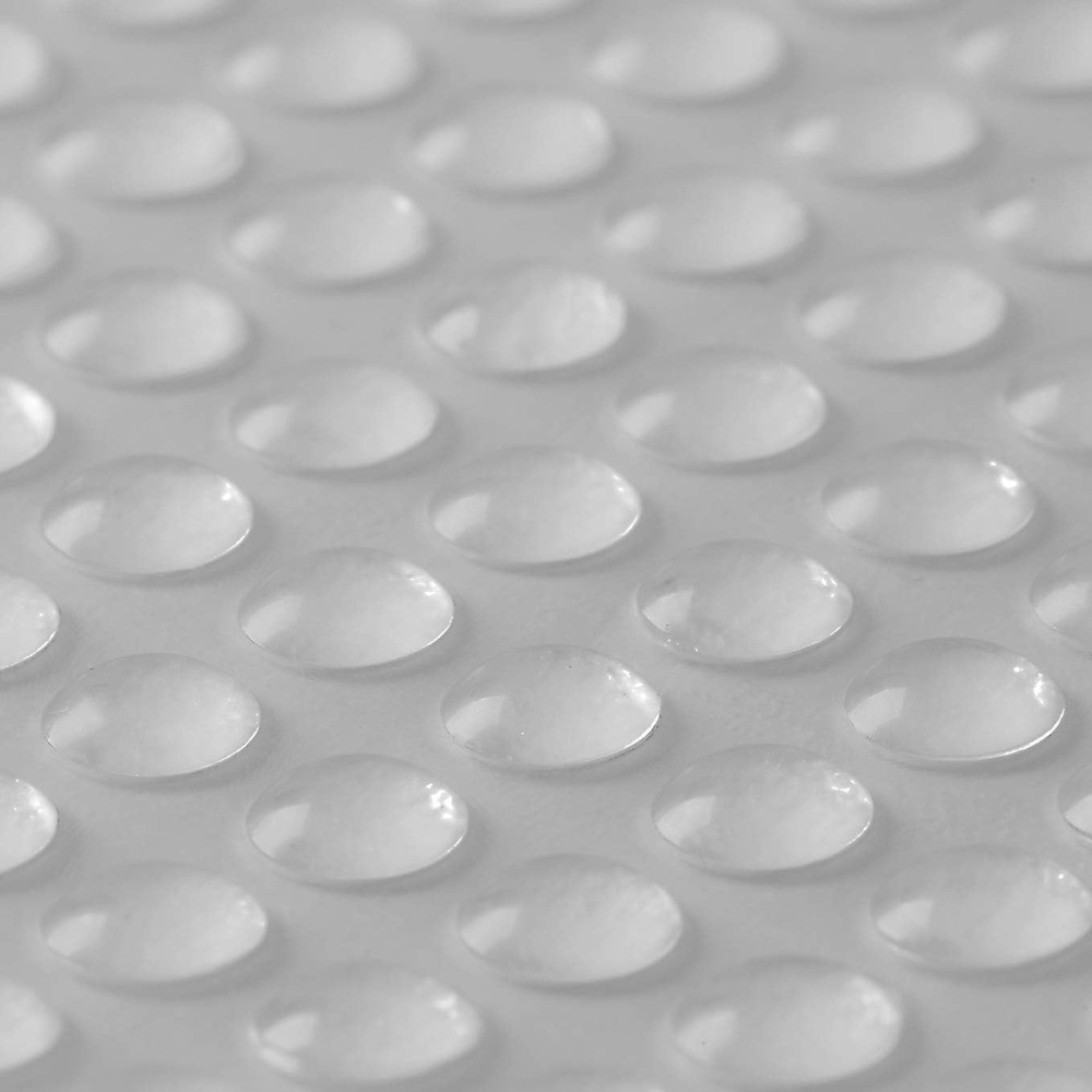 Self-Adhesive Clear Rubber Feet Tiny Bumpons 0.25″ in Diameter x 0.079″ Height