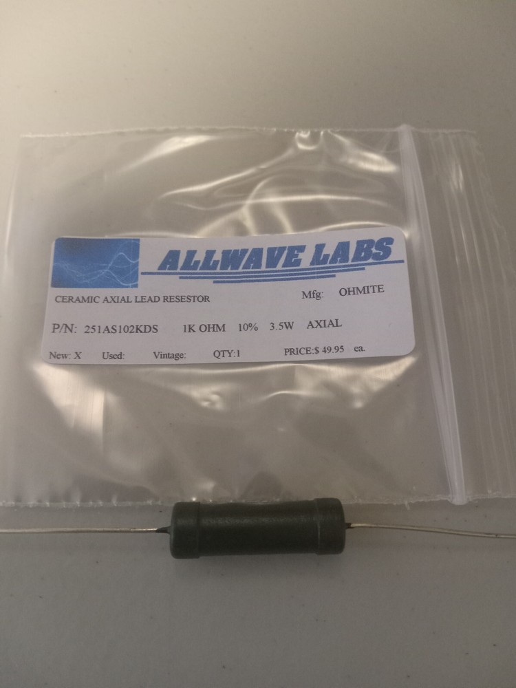 1K OHM AXIAL LEAD CERAMIC RESISTOR