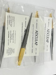6X AESCULAP BM004US CASTROVIEJO TC NEEDLE HOLDER 180 MM (18cm)