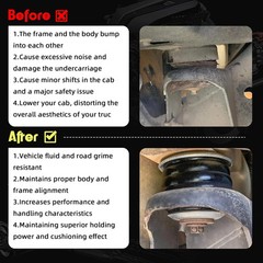 KF04058BK Body Cab Bushing Kits Body Mount Bushing Kit for 1999-2007 Ford Sup…