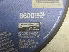 4pcs NORTON DC714M 7″ X 1/4″ X 7/8″ Grinding Disks
