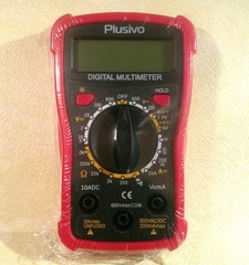 New in the box! Plusivo Palm Digital Multimeter w/ test lead set. Not Auto Range