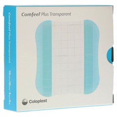 Comfeel Plus Transparent Thin Thin Hydrocolloid Dressing 4 x 4″ Square Thin