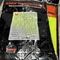 Ergodyne GloWear 8205Z High Visibility Sleeveless Safety Vest Size LIME 4XL 5XL