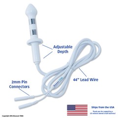 Probe Electrode for TENS / EMS / E-Stim Devices. Electro Stimulation – A-1