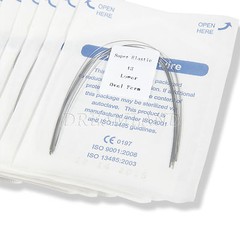 10Packs Dental Orthodontic Niti Arch Wire Super Elastic Oval Form Round 100pcs