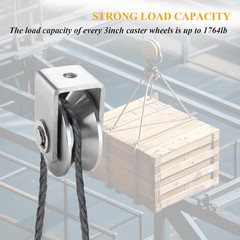Durable Stainless Steel V Groove Wheels for Smooth Sliding Gates & Carts