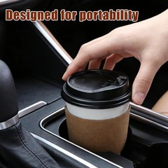 Coffee Cups, 50 Pack 12 oz Disposable Coffee Cups with Lids and Sleeves, Leak-pr