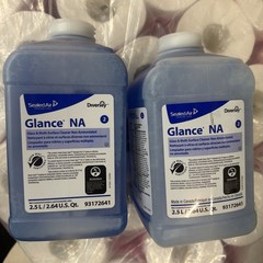 Diversey Lot of 2 Glass & Multi-surface Cleaner, 2.5L, Blue, Unscented,