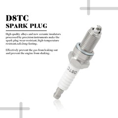 Ignition Coil Kit with 6 Pin AC CDI Box Spark Plug for Cg125Cc 150Cc 200Cc 250Cc