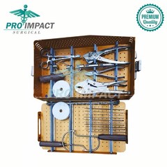 K-Wire Instrument Aluminium Box 81 PCs Set Orthopedic Stainless Steel