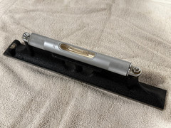 The L.S. STARRETT Co. Machinist Iron Base Level No.97 12-inch Plain Vial RARE