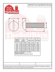 1/4″-20 Slotted Truss Head Machine Screws Bolts Zinc Coarse (Pick Length & Qty)