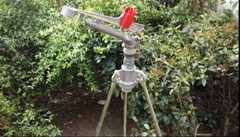 1- 1/2″ Large Area Water Irrigation Spray Tool Adjustable Impact Sprinkler Gun